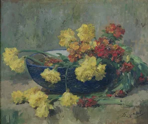 Jonquilles et giroflées